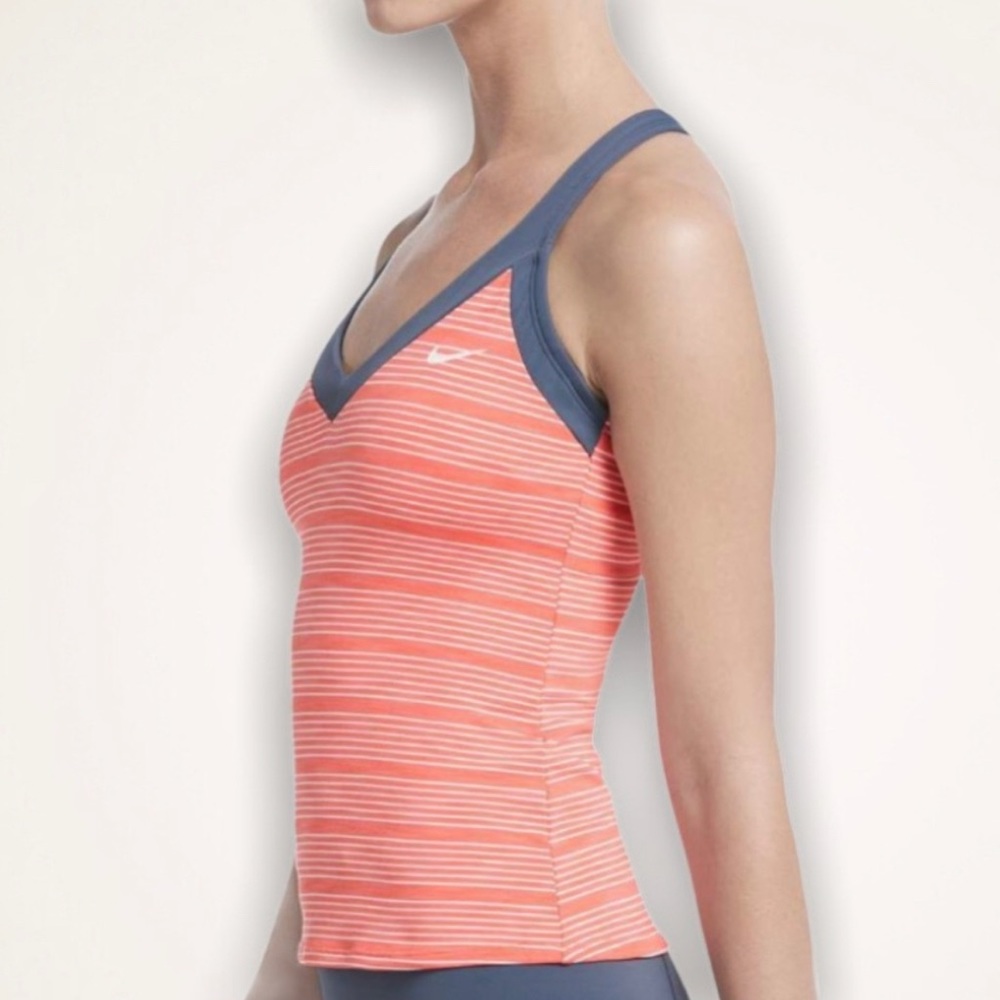 NIKE V-Neck Tankini Swim Top